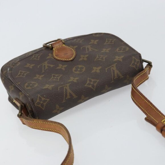 Authentic LOUIS VUITTON Monogram Saint Cloud MM Shoulder Bag M51243 LV - Picture 13 of 16